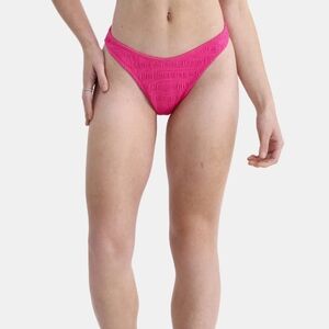 No Boundaries Smock My Way High Leg Cheeky Bikini Bottom Raspberry Sizzle XXL 20